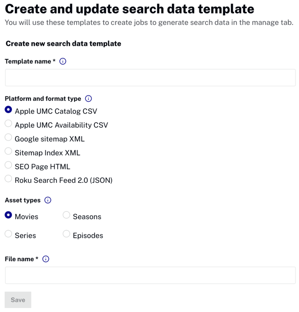 Apple UMC 目錄 CSV